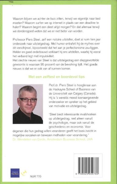 Grote foto uitstelgedrag boeken psychologie