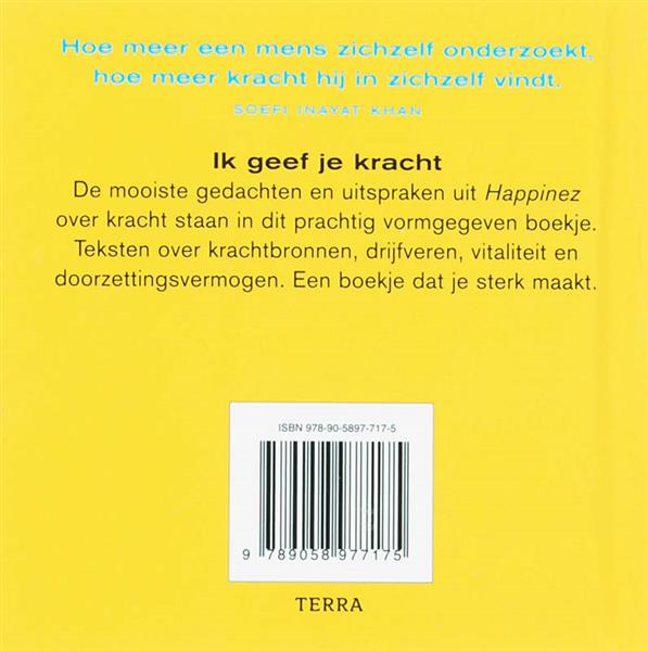 Grote foto happinez ik geef je kracht happinez boeken stripboeken