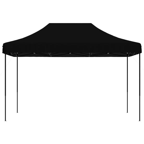 Grote foto vidaxl partytent inklapbaar pop up 410x279x315 cm zwart tuin en terras overige tuin en terras