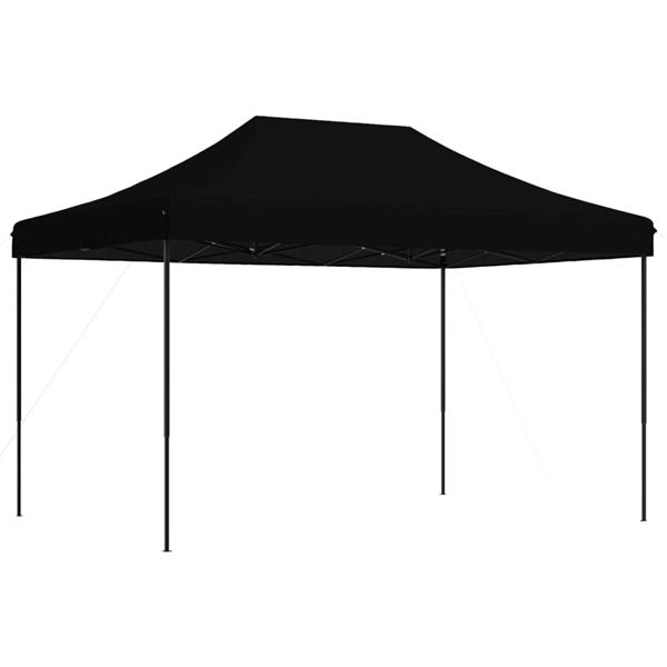 Grote foto vidaxl partytent inklapbaar pop up 410x279x315 cm zwart tuin en terras overige tuin en terras