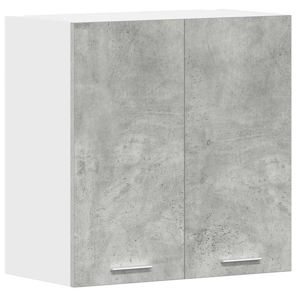 Grote foto vidaxl hangkast lyon 60x31x60 cm bewerkt hout betongrijs huis en inrichting keukens