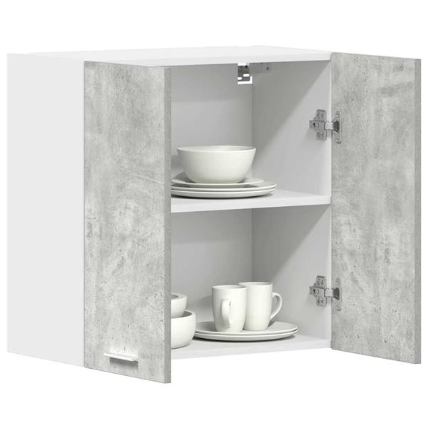 Grote foto vidaxl hangkast lyon 60x31x60 cm bewerkt hout betongrijs huis en inrichting keukens