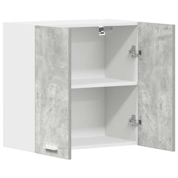 Grote foto vidaxl hangkast lyon 60x31x60 cm bewerkt hout betongrijs huis en inrichting keukens