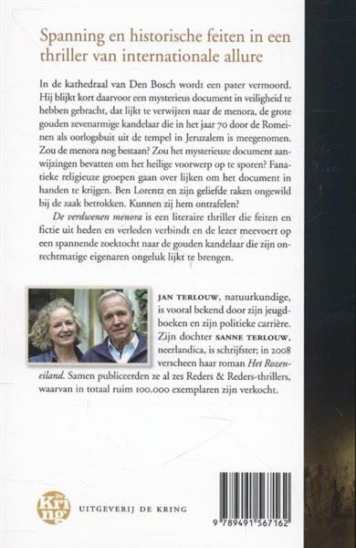 Grote foto de verdwenen menora boeken thrillers