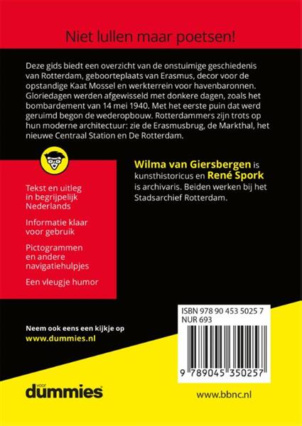 Grote foto de kleine geschiedenis van rotterdam voor dummies voor dummies boeken geschiedenis wereld