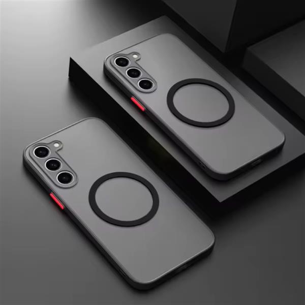 Grote foto matte magnetisch hoesje voor samsung galaxy note 10 draadloos opladen cover zwart telecommunicatie mobieltjes