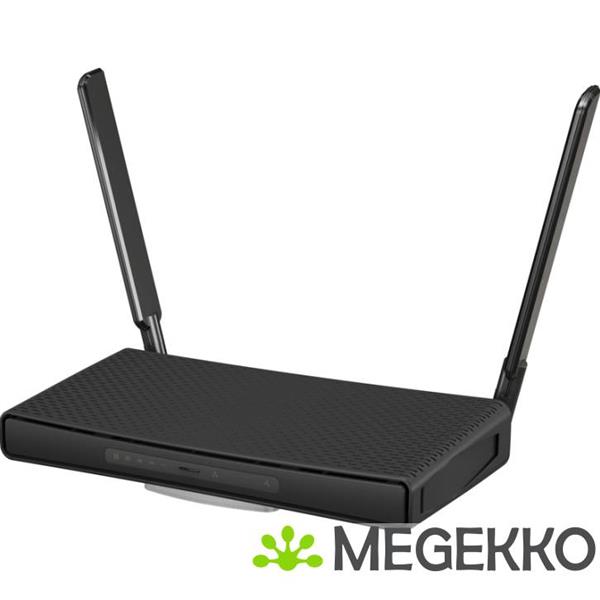 Grote foto mikrotik hap ax draadloze router gigabit ethernet dual band 2.4 ghz 5 ghz zwart computers en software netwerkkaarten routers en switches