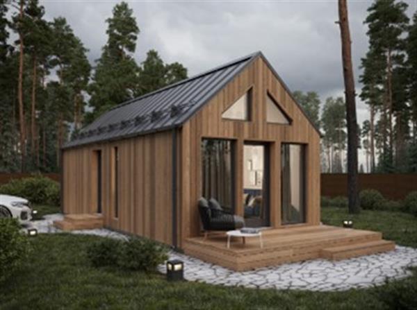 Grote foto frame panel modular house with 38 m terrace huizen en kamers overige te koop