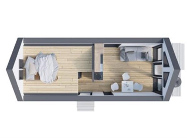 Grote foto frame panel modular house with 38 m terrace huizen en kamers overige te koop