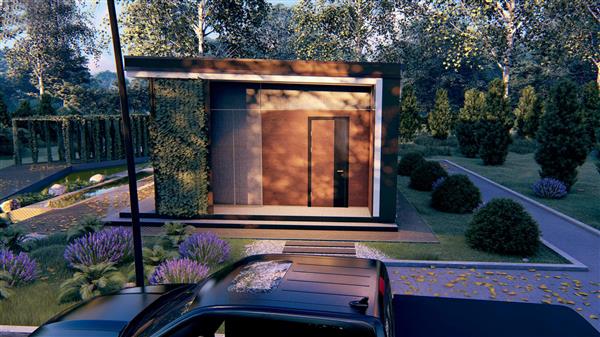 Grote foto frame panel modular house with 22.7 m terrace diensten en vakmensen bouw en reparatie