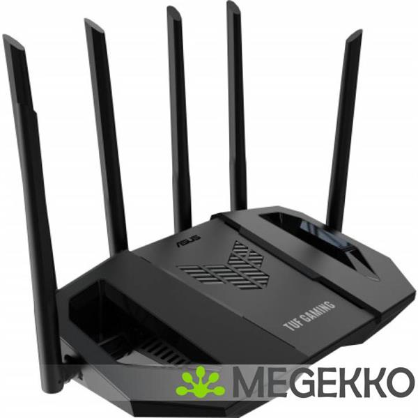 Grote foto asus tuf gaming be6500 tuf be6500 draadloze router 2.5 gigabit ethernet dual band 2.4 ghz 5 ghz computers en software netwerkkaarten routers en switches