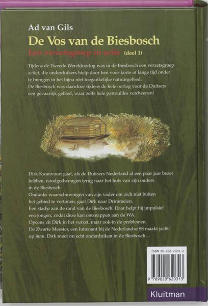 Grote foto een verzetsgroep in actie de vos van de biesbosch 1 boeken jeugd 13 jaar en ouder