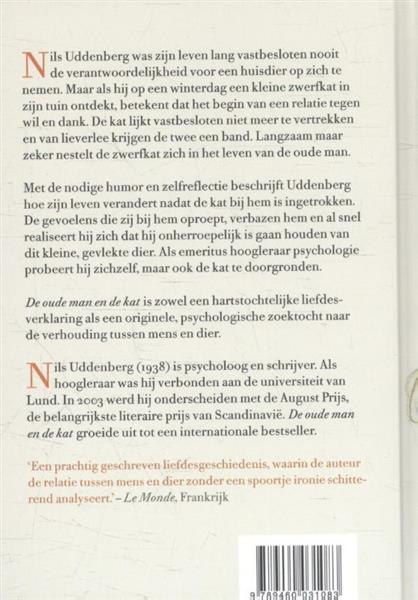 Grote foto de oude man en de kat boeken literatuur