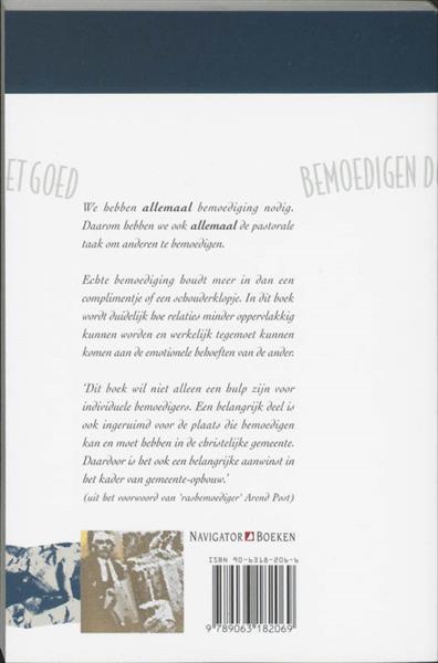 Grote foto bemoedigen doet goed boeken overige boeken