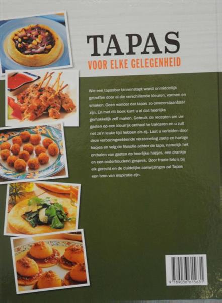 Grote foto tapas boeken kookboeken