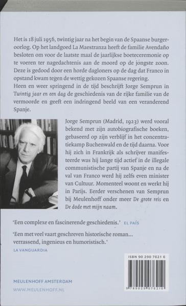 Grote foto twintig jaar en een dag boeken overige boeken