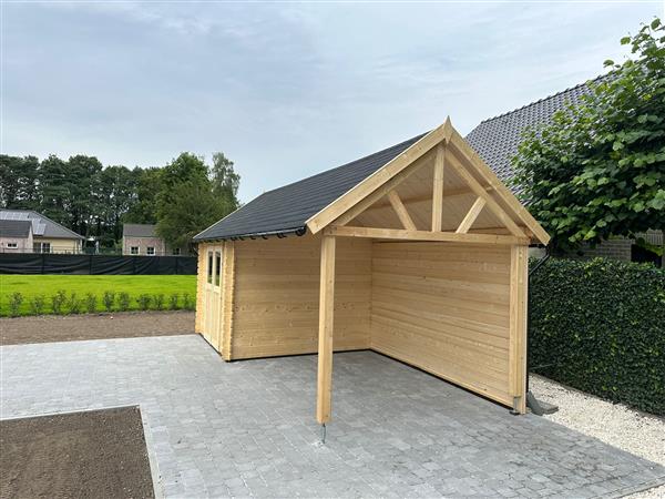 Grote foto nieuw cottage tuinhuis met overkapping 3601ext tuin en terras tuinhuisjes en blokhutten