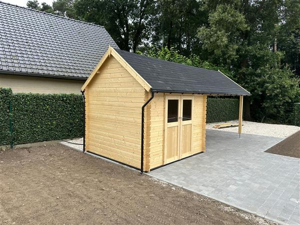 Grote foto nieuw cottage tuinhuis met overkapping 3601ext tuin en terras tuinhuisjes en blokhutten