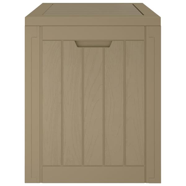 Grote foto vidaxl tuinbox 55 5x43x53 cm polypropeen grijs tuin en terras overige tuin en terras