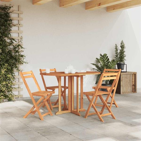 Grote foto vidaxl tuintafel inklapbaar 120x70x75 cm massief teakhout tuin en terras tuinmeubelen