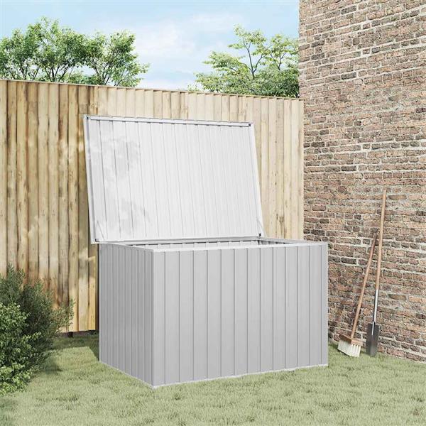Grote foto vidaxl tuinbox 149x99x93 cm grijs tuin en terras overige tuin en terras