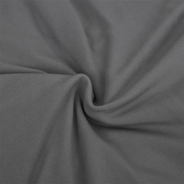 Grote foto vidaxl driezitsbankhoes stretch polyester jersey antracietkleurig tuin en terras tuinmeubelen