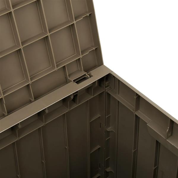 Grote foto vidaxl tuinbox 55 5x43x53 cm polypropeen grijs tuin en terras overige tuin en terras