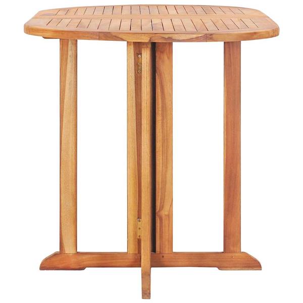 Grote foto vidaxl tuintafel inklapbaar 120x70x75 cm massief teakhout tuin en terras tuinmeubelen