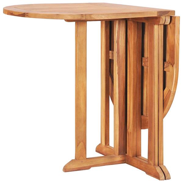 Grote foto vidaxl tuintafel inklapbaar 120x70x75 cm massief teakhout tuin en terras tuinmeubelen