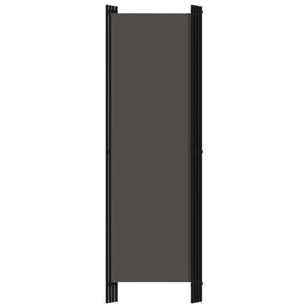 Grote foto vidaxl kamerscherm met 4 panelen 200x180 cm antraciet huis en inrichting overige huis en inrichting