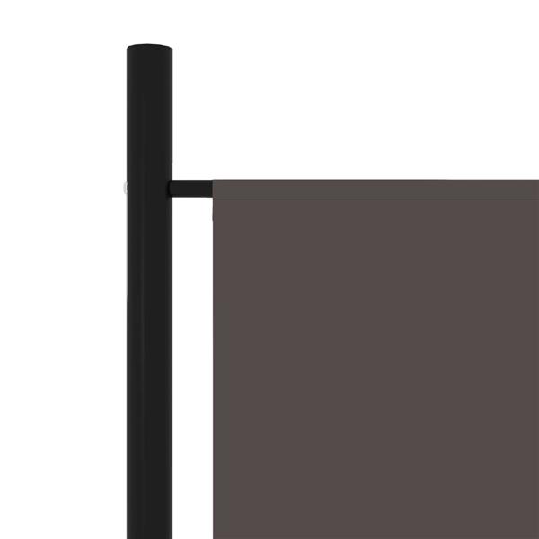 Grote foto vidaxl kamerscherm met 4 panelen 200x180 cm antraciet huis en inrichting overige huis en inrichting
