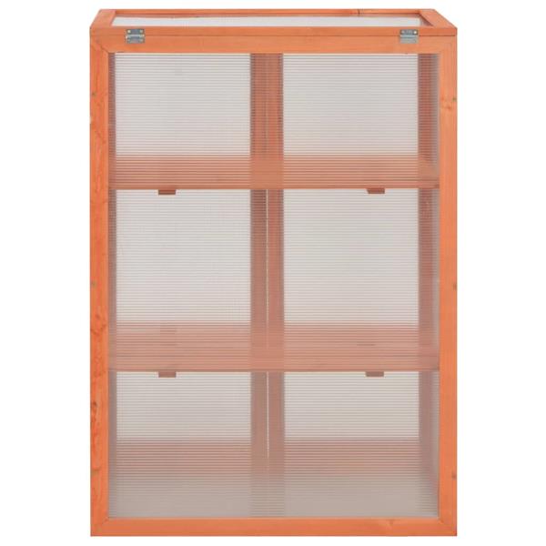 Grote foto vidaxl tuinkas 75x47x109 cm hout tuin en terras overige tuin en terras