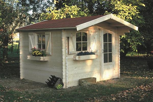 Grote foto nieuw tuinhuis servoz s8980 40mm dik tuin en terras tuinhuisjes en blokhutten