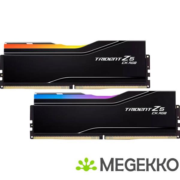 Grote foto g.skill dimm 48 gb ddr5 9000 2x 24 gb dual kit schwarz f5 9000c4256h24gx2 tz5crk trident z5 ck computers en software overige computers en software