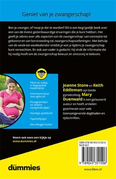 Grote foto zwangerschap voor dummies voor dummies boeken overige boeken