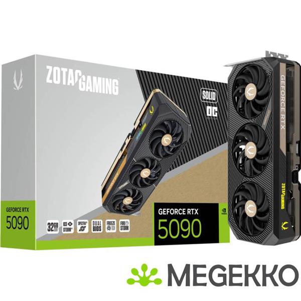 Grote foto zotac gaming geforce rtx 5090 solid oc computers en software videokaarten
