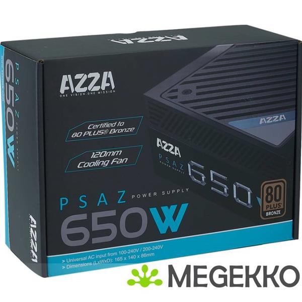 Grote foto azza psaz 650w power supply unit 650w zwart computers en software overige