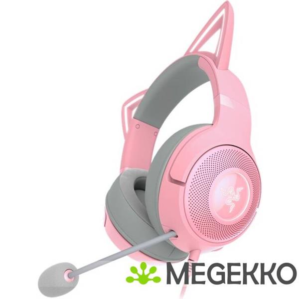 Grote foto razer kraken kitty v2 roze audio tv en foto koptelefoons