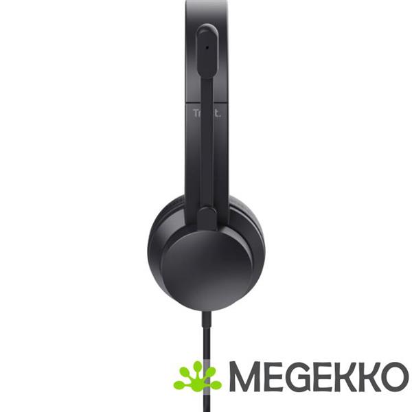 Grote foto trust hs 150 headset bedraad zwart audio tv en foto koptelefoons