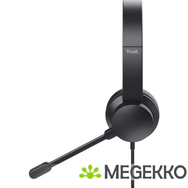 Grote foto trust hs 150 headset bedraad zwart audio tv en foto koptelefoons