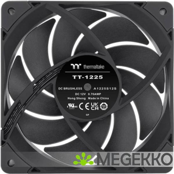 Grote foto thermaltake toughfan 12 pro computer behuizing ventilator 12 cm zwart 2 stuk s computers en software overige computers en software