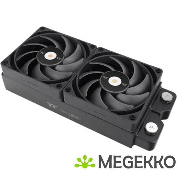 Grote foto thermaltake toughfan 12 pro computer behuizing ventilator 12 cm zwart 2 stuk s computers en software overige computers en software