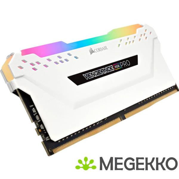 Grote foto corsair ddr4 vengeance rgb pro 2x8gb 3600 white computers en software harde schijven