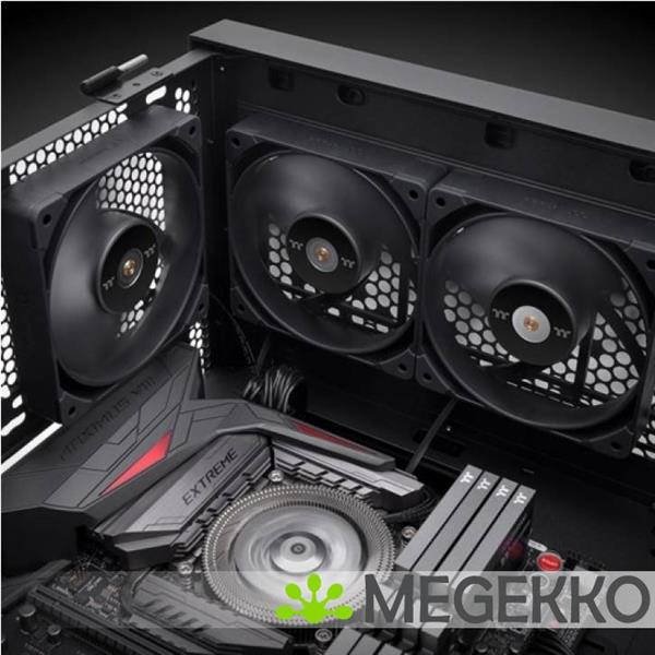 Grote foto thermaltake toughfan 12 pro computer behuizing ventilator 12 cm zwart 2 stuk s computers en software overige computers en software