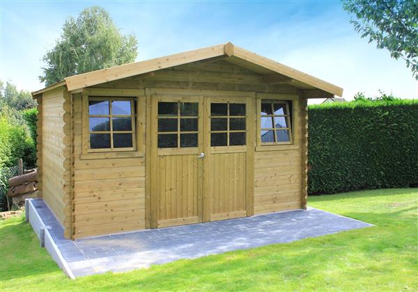 Grote foto nieuw modern houten tuinhuis dole s8384 tuin en terras tuinhuisjes en blokhutten