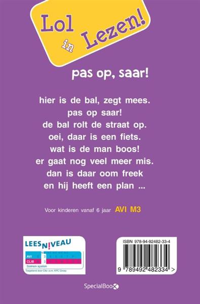 Grote foto pas op saar lol in lezen avi m3 boeken jeugd 13 jaar en ouder