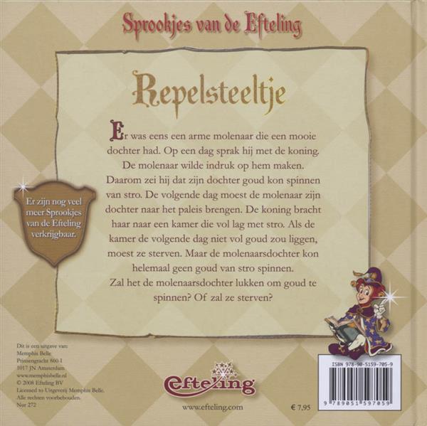 Grote foto sprookjes van de efteling 2 repelsteeltje boeken jeugd 13 jaar en ouder