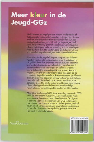 Grote foto meer kleur in de jeugd ggz boeken wetenschap