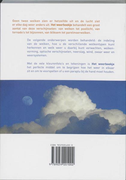Grote foto het weerboekje boeken hobby en vrije tijd