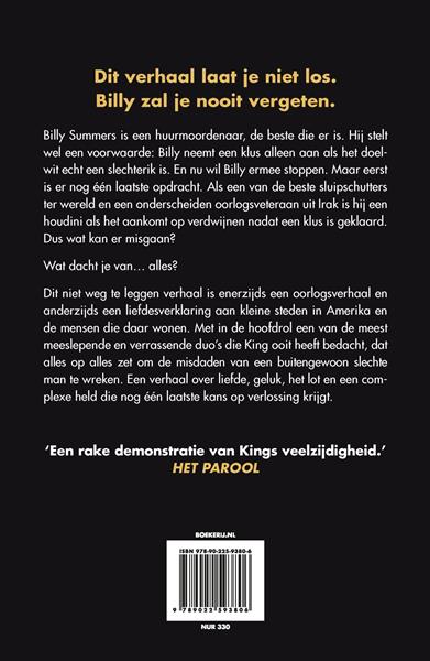 Grote foto billy summers boeken thrillers